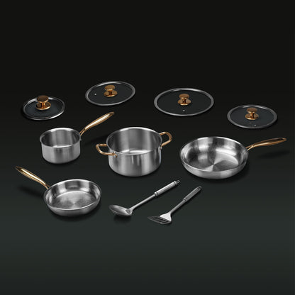 Pure Titanium Complete Pot Set (10-Piece)