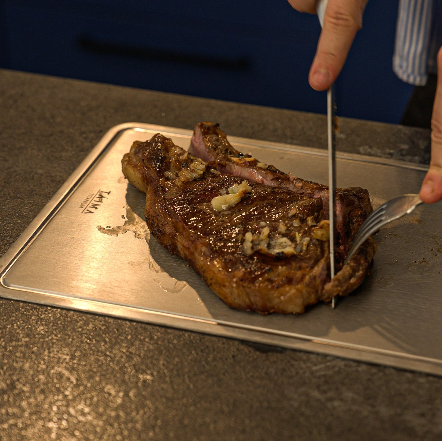 Pure Titanium Cutting Board Set (3 Piece)