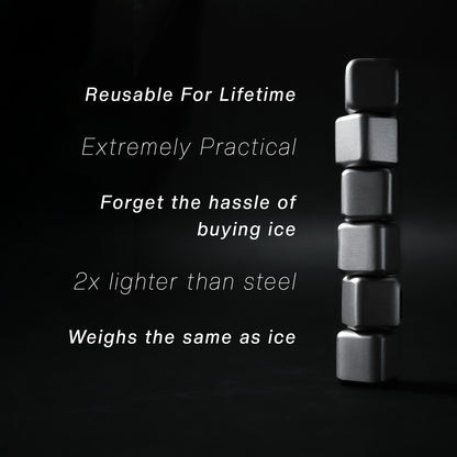 Taima® Pure Titanium Ice Cubes