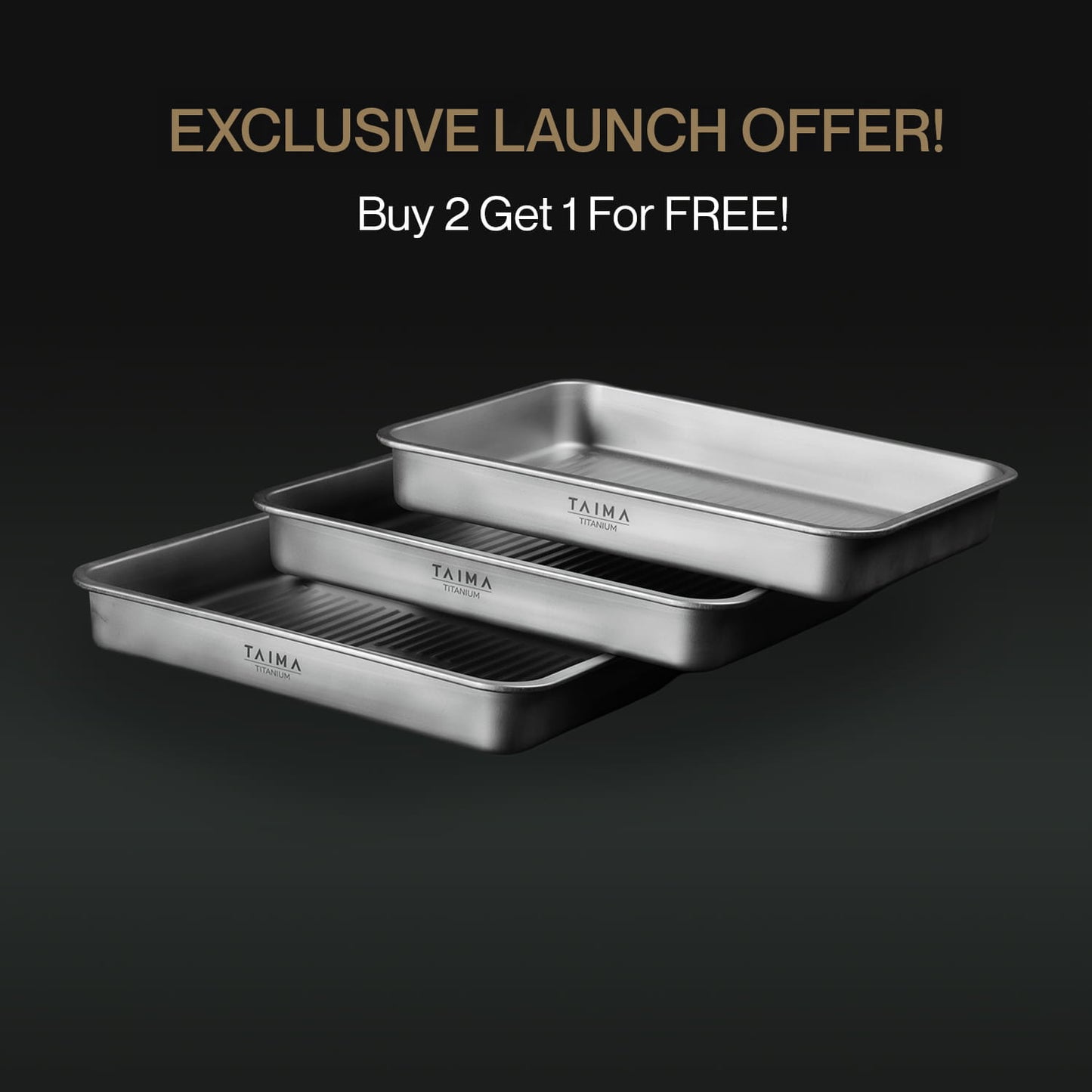 Taima® Pure Titanium Baking Tray | Limited Launch Offer
